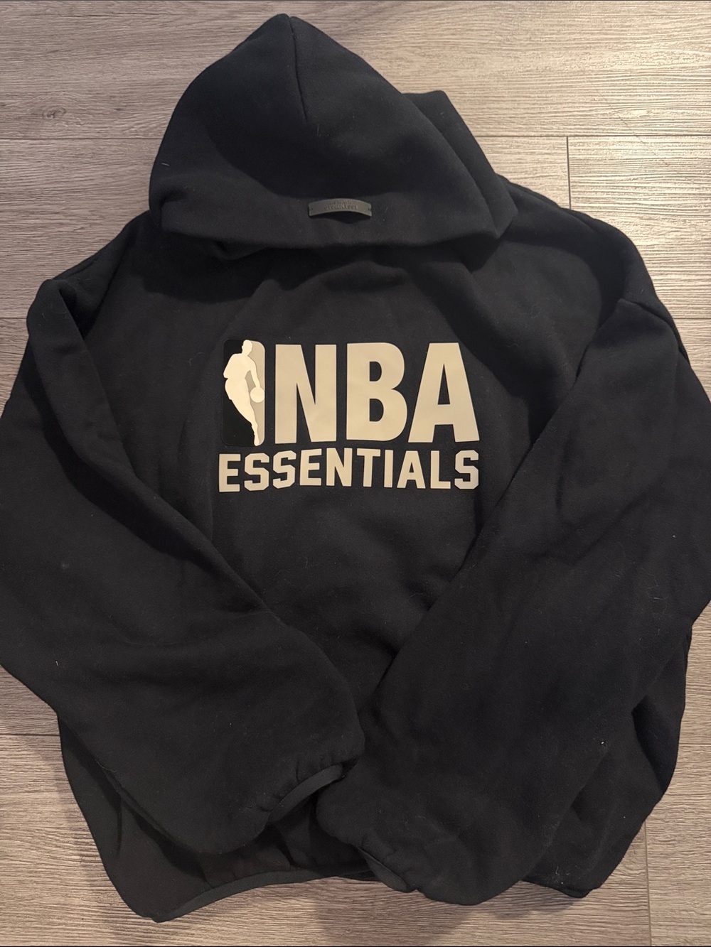 Men’s NBA Essentials Black Hoodie - XS